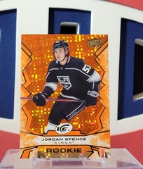 Jordan Spence 2022-23 - Orange Parralel Rookie Ud Ice #123